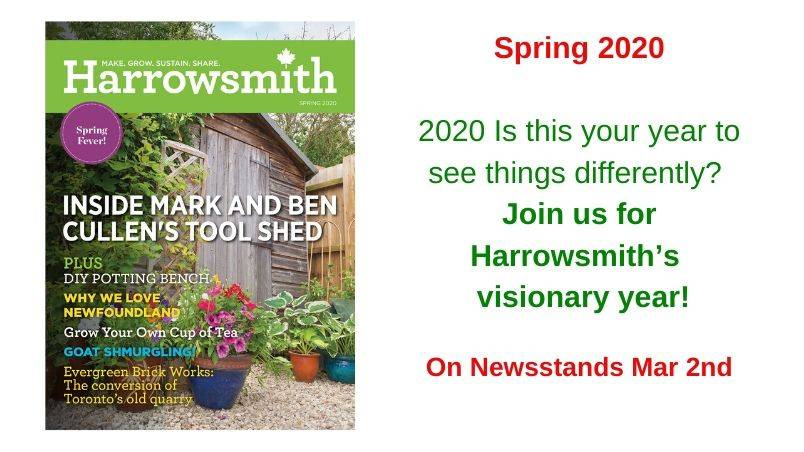 Press Release – Spring 2020 Harrowsmith Mag