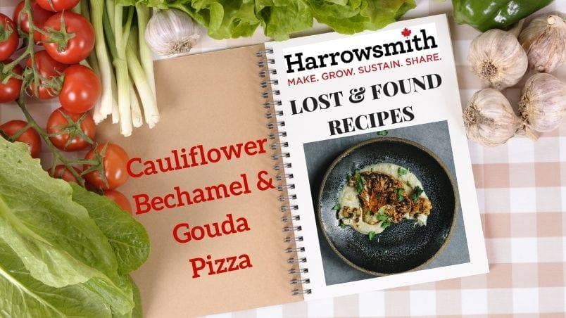 Lost & Found Cauliflower, Bechamél & Gouda Pizza