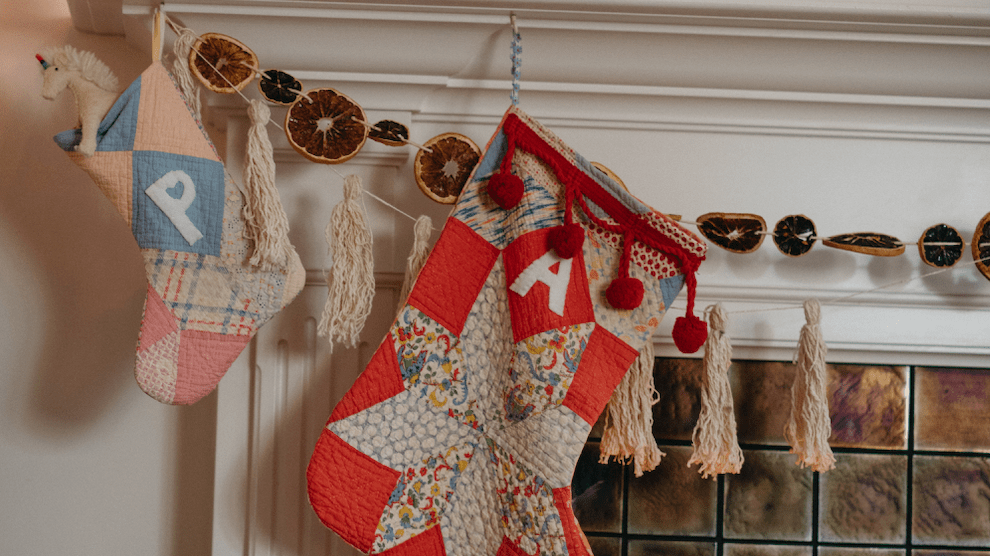 DIY Homemade Quilted Stockings