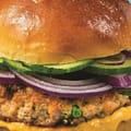 Trout and Quinoa Burgers with Mint and Peas with a Spicy Tahini Mayo | Recipe | Harrowsmith Magazine