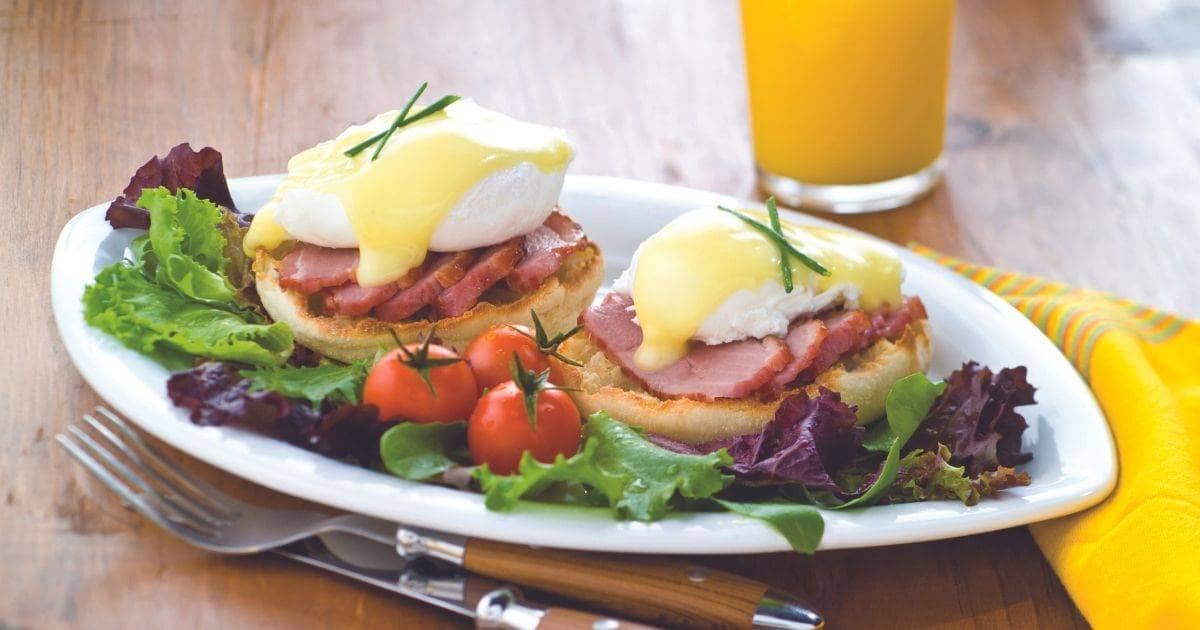 Eggs Benedict With Smoked Duck Breast