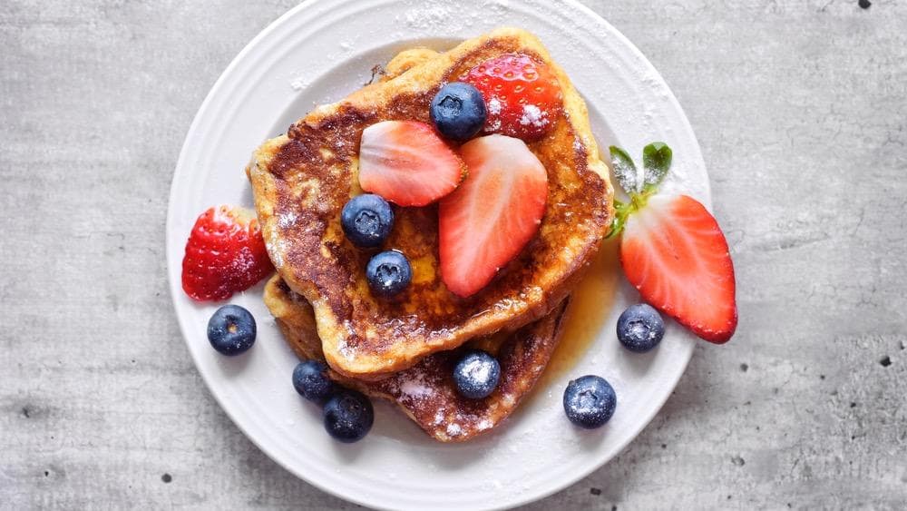Baked Nutty Berry French Toast