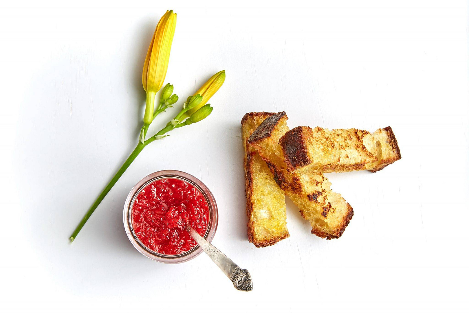 Day Lily and Cranberry Jam
