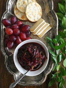 Green Onion and Red Wine Jam