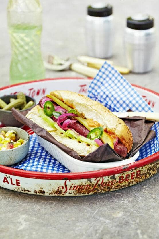 Cynthia Beretta’s Mexican Style Hot Dogs