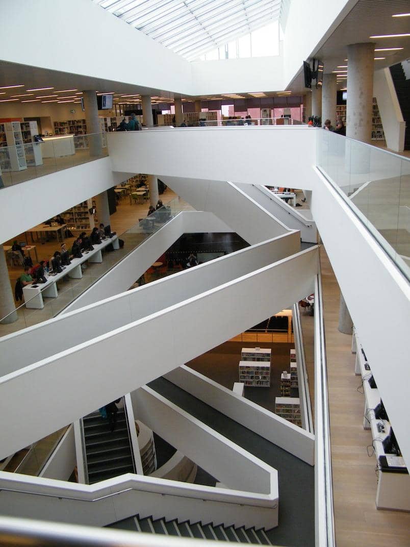 Interior of the Halifax Central Public Library.